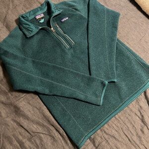 Patagonia Better Sweater 1/4 Zip Fleece Men’s Small Green
